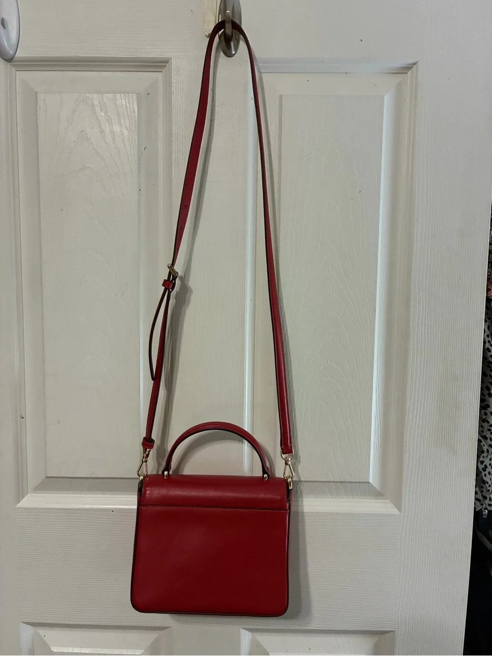 kate spade structured red